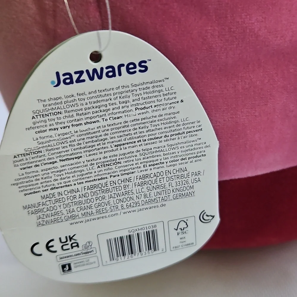 NWT **Squishmallows Maude** 11" Cranberry Mocha Plush - Picture 3 of 7